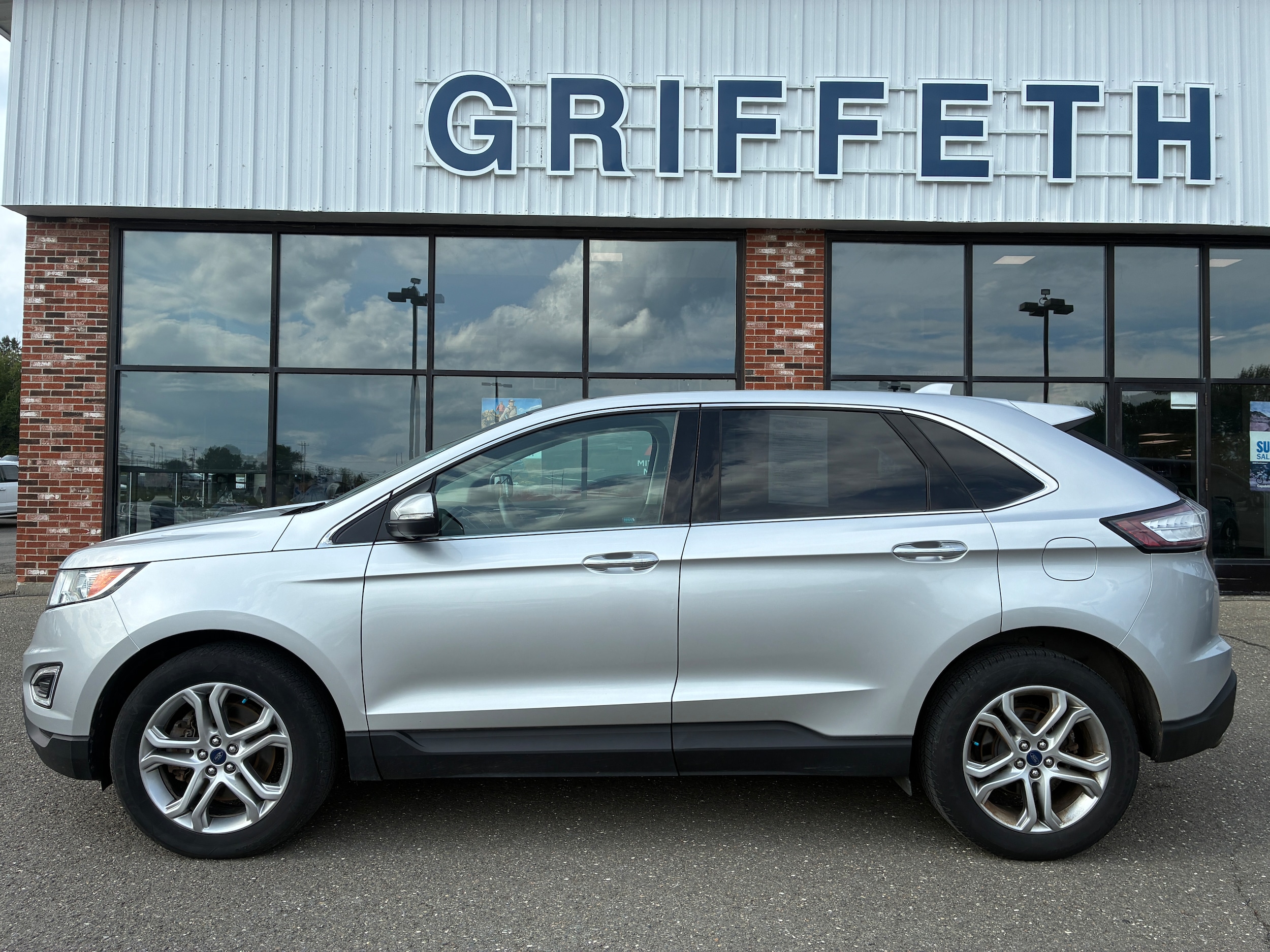 Used 2016 Ford Edge Titanium with VIN 2FMPK4K8XGBC60560 for sale in Caribou, ME