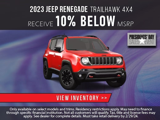 New 2023 Jeep Renegade Available at House Chrysler Dodge Jeep Ram