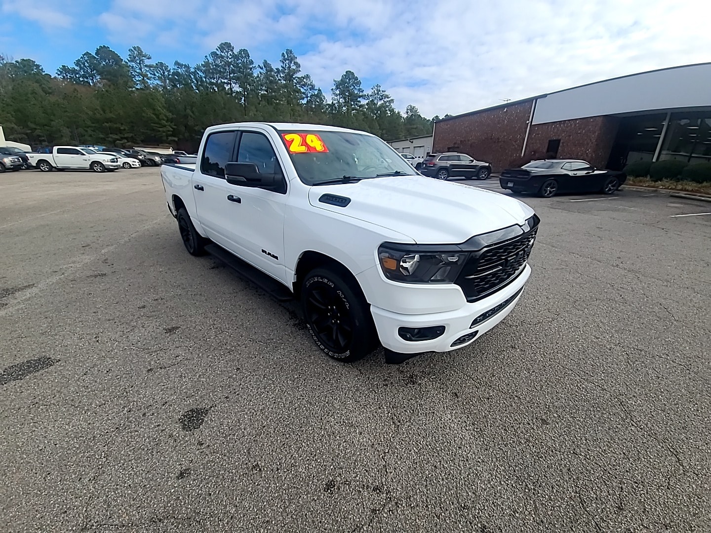 2024 Ram 1500 Big Horn Bright White Clearcoat at Marchant Chevrolet