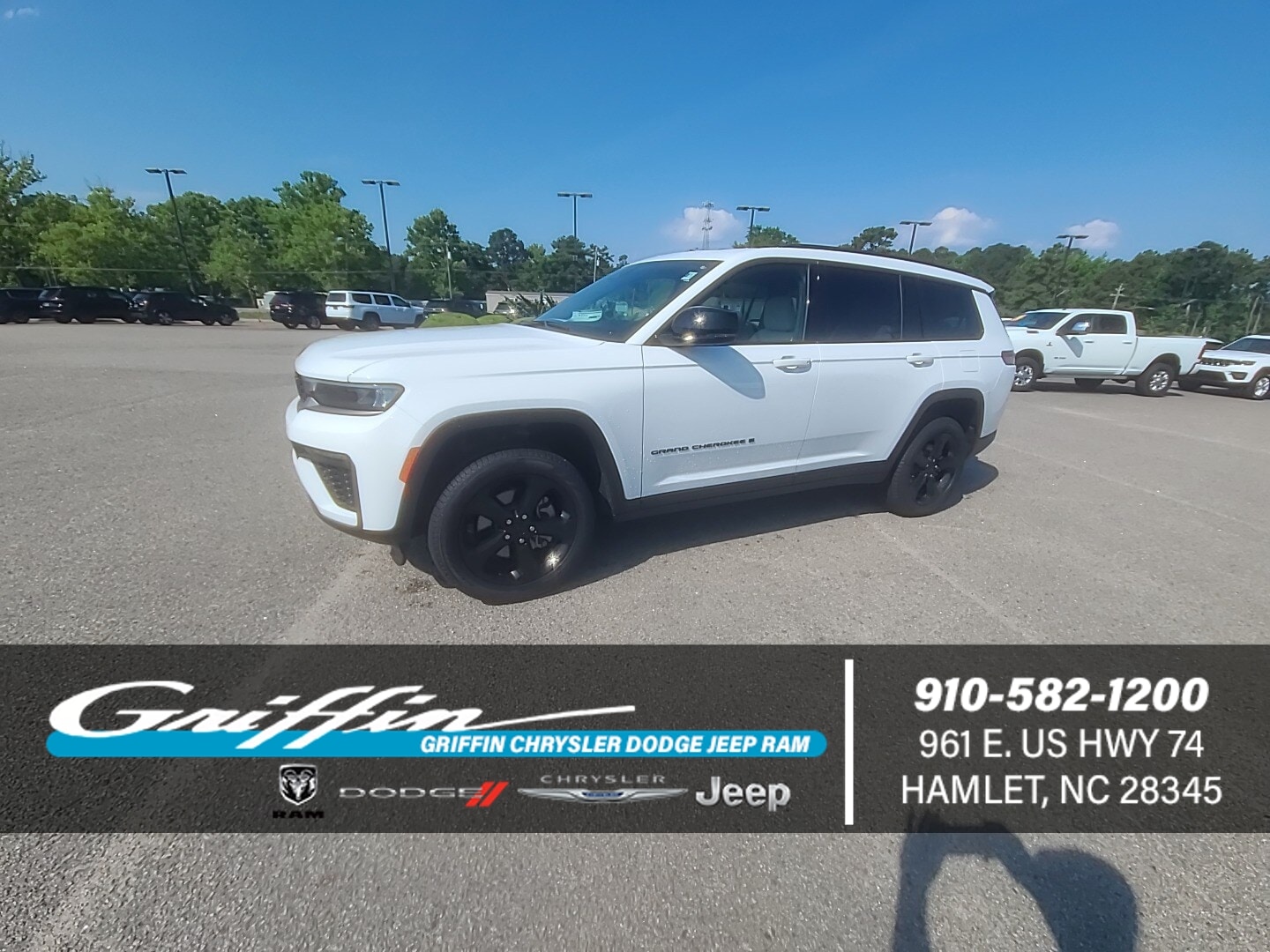 2026 Jeep Grand Cherokee L LIMITED 4X2 Bright White at Griffin CDJR