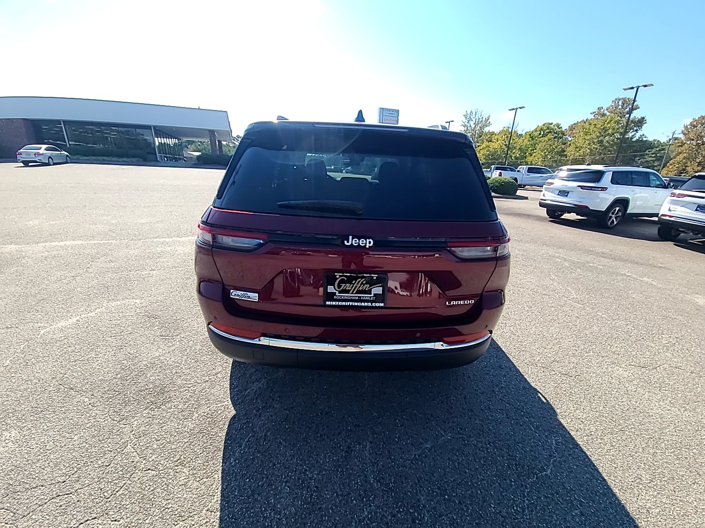 2025 Jeep Grand Cherokee LAREDO X 4X2 Velvet Red Pearlcoat at Griffin CDJR