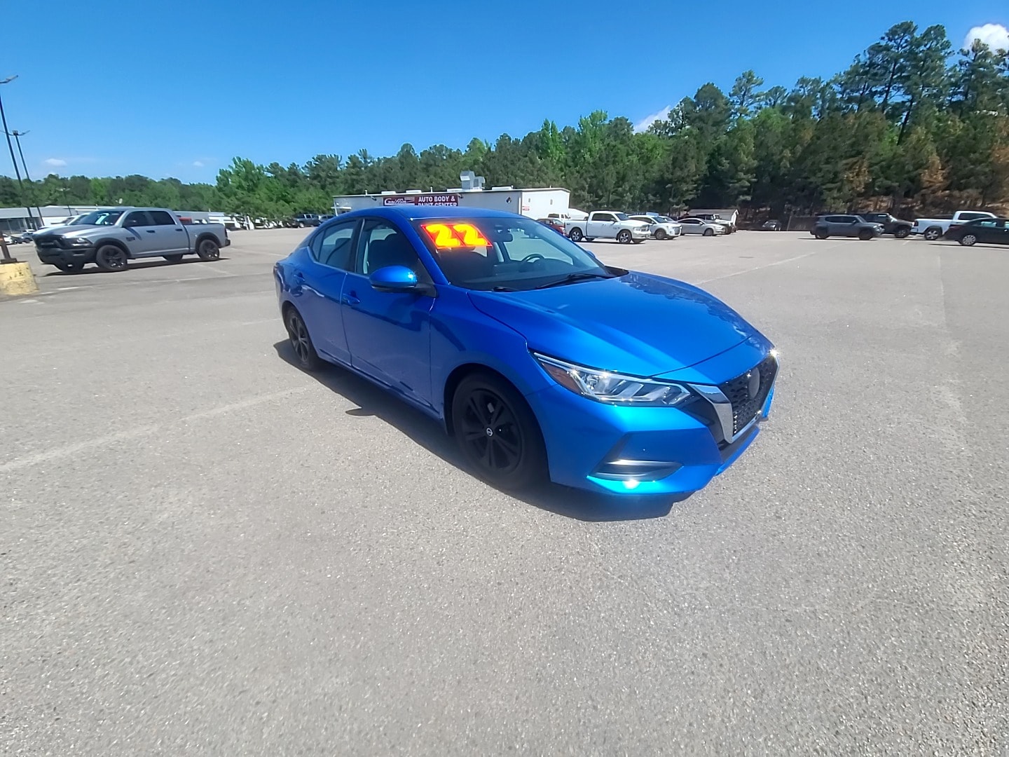 2022 Nissan Sentra SV Electric Blue Metallic at Griffin Nissan