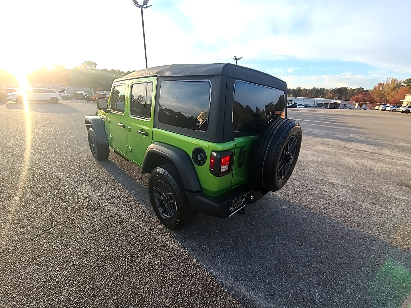 2026 Jeep Wrangler 4-DOOR SPORT S mojito clearcoat at Griffin CDJR