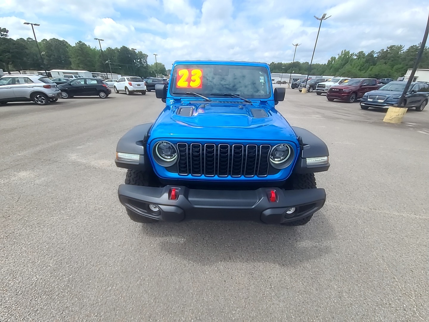 2025 Jeep Wrangler Rubicon Hydro Blue Pearlcoat at Marchant Chevrolet