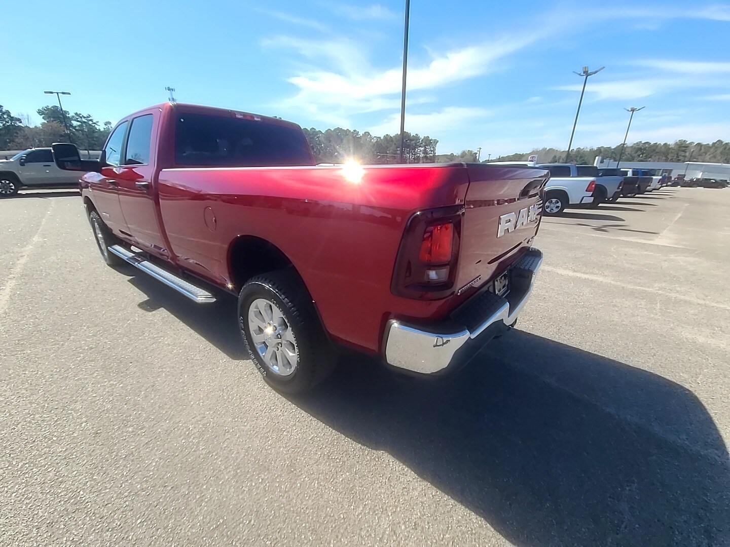 2026 Ram 2500 BIG HORN CREW CAB 4X4 8' BOX Molten Red Pearlcoat at Griffin CDJR