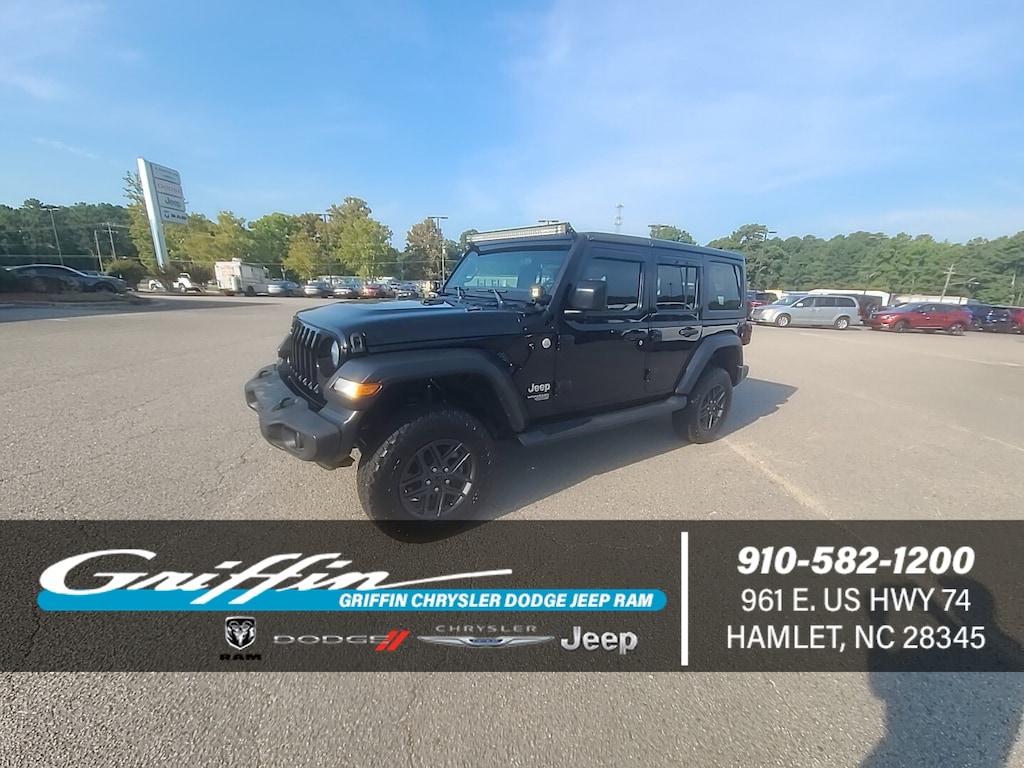 Used 2018 Jeep Wrangler Unlimited Sport Convertible