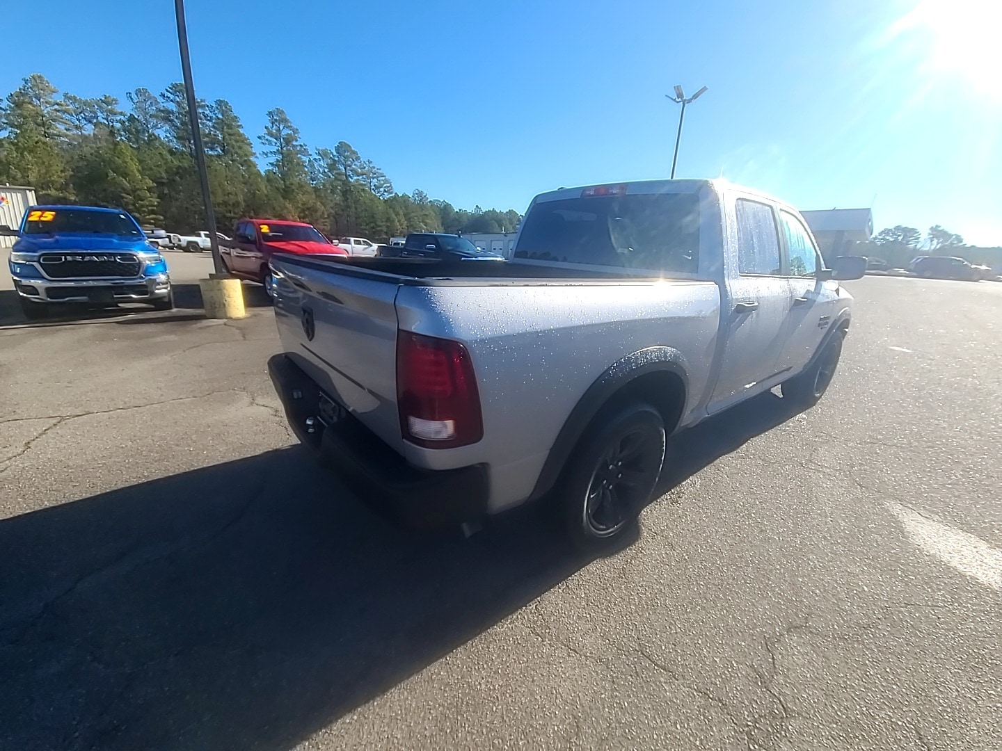 2024 Ram 1500 Classic Warlock Billet Silver Metallic Clearcoat at Griffin Nissan