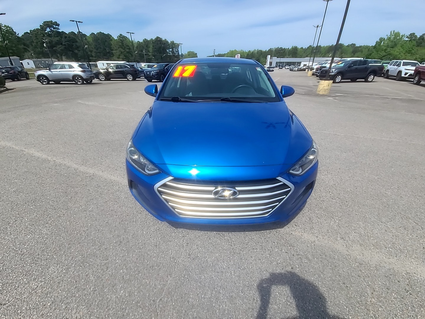 Used 2017 Hyundai Elantra SE with VIN 5NPD84LF0HH087110 for sale in Hamlet, NC