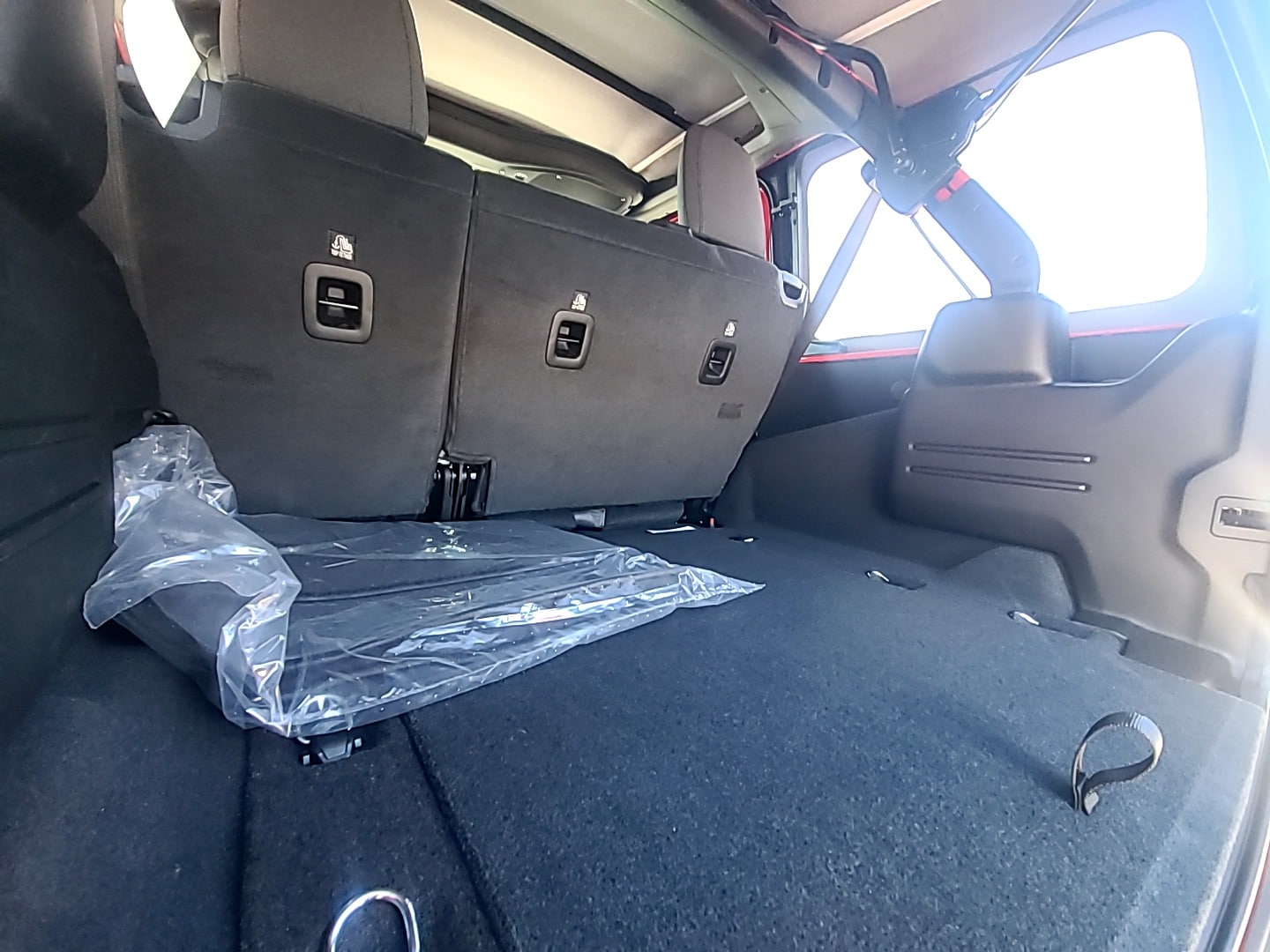 2026 Jeep Wrangler 4-DOOR SPORT firecracker red clearcoat at Griffin CDJR