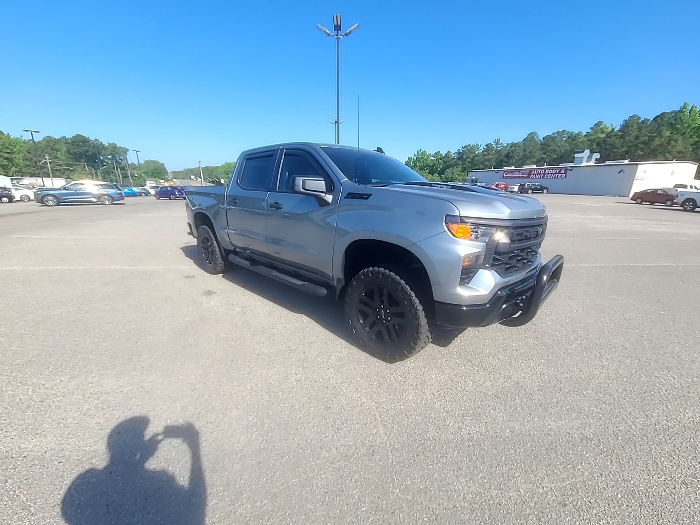 2024 Chevrolet Silverado 1500 Custom Trail Boss Sterling Gray Metallic at Crews Chevrolet