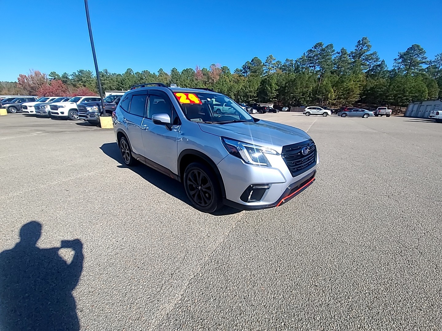 2024 Subaru Forester Sport Ice Silver Metallic at Stokes Toyota Beaufort