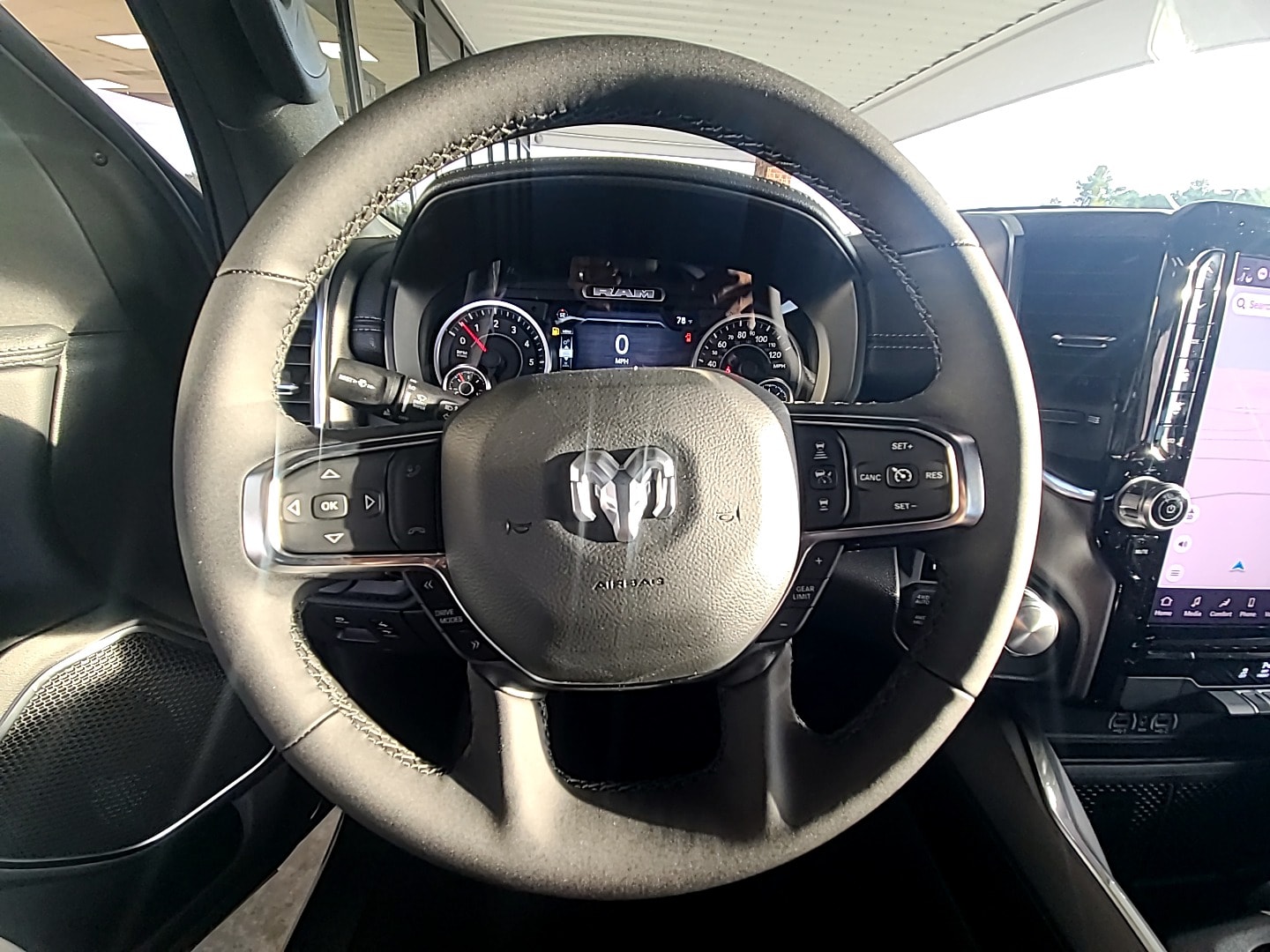 2026 Ram 1500 LARAMIE CREW CAB 4X4 5'7 BOX Diamond Black Crystal Pearlcoat at Griffin CDJR