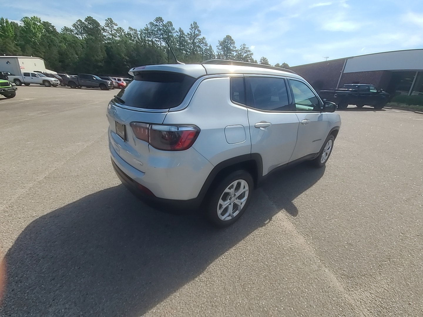 2024 Jeep Compass Latitude Silver Zynith Metallic Clearcoat at Cooper Chevrolet GMC