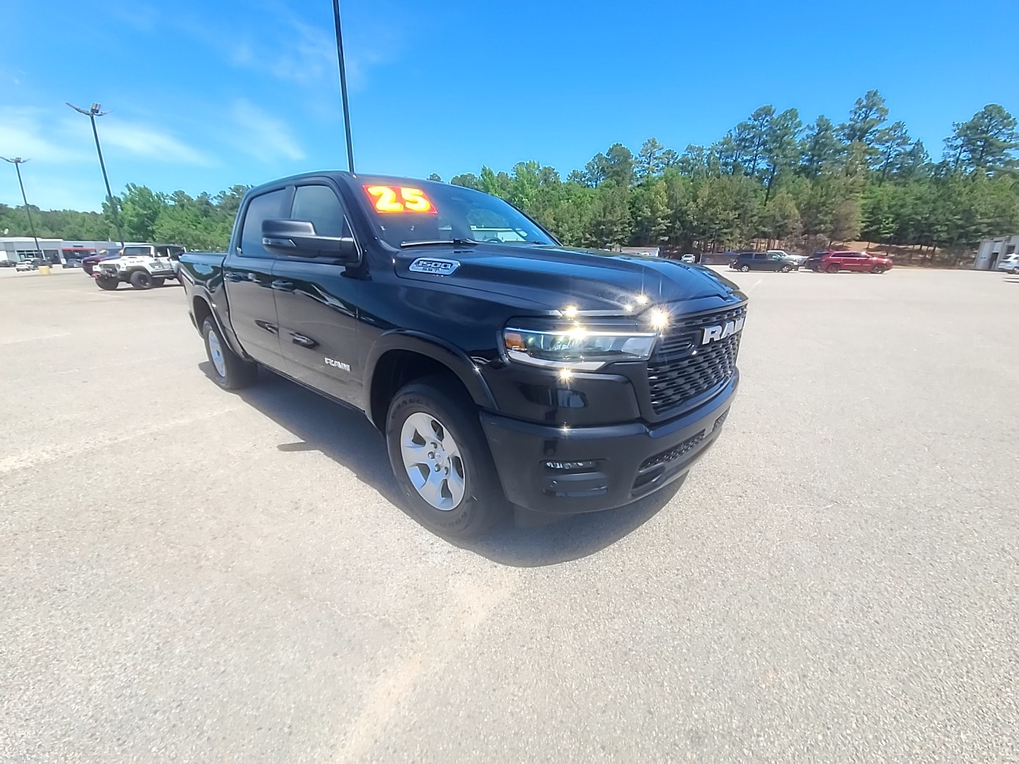 2025 Ram 1500 Big Horn Diamond Black Crystal Pearlcoat at Griffin CDJR