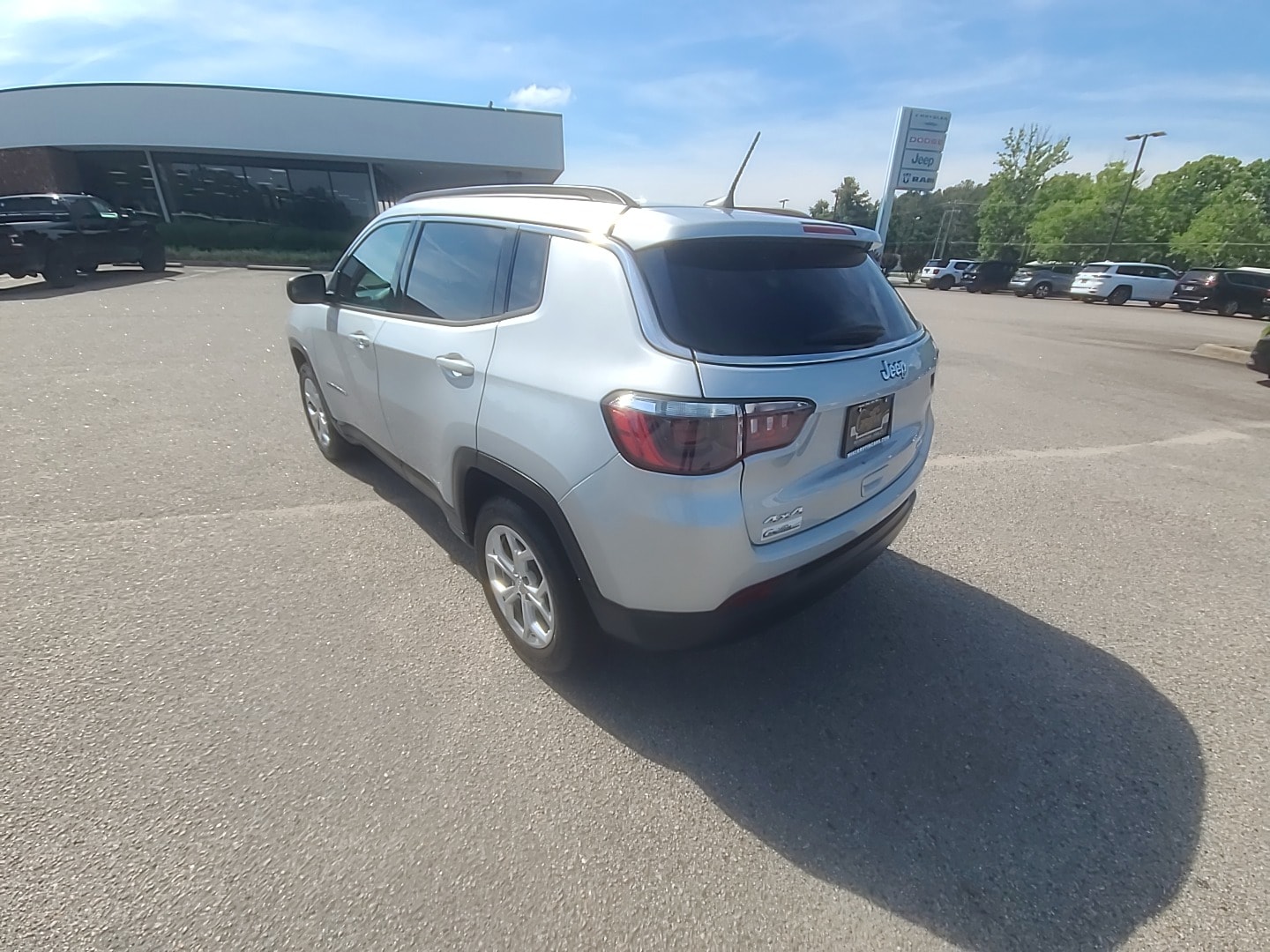 2024 Jeep Compass Latitude Silver Zynith Metallic Clearcoat at Cooper Chevrolet GMC