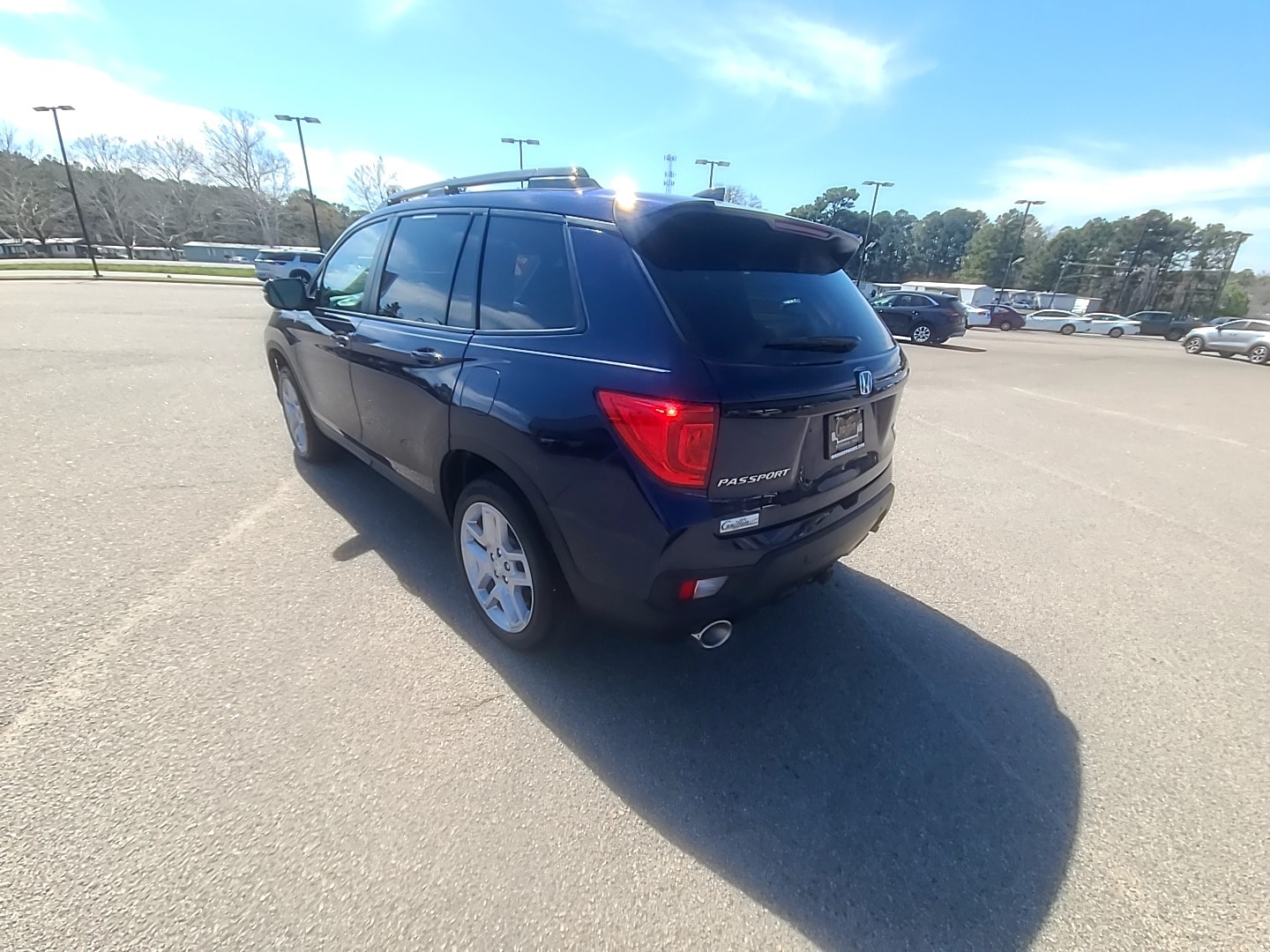 2025 Honda Passport EX-L Blue at Burns Honda