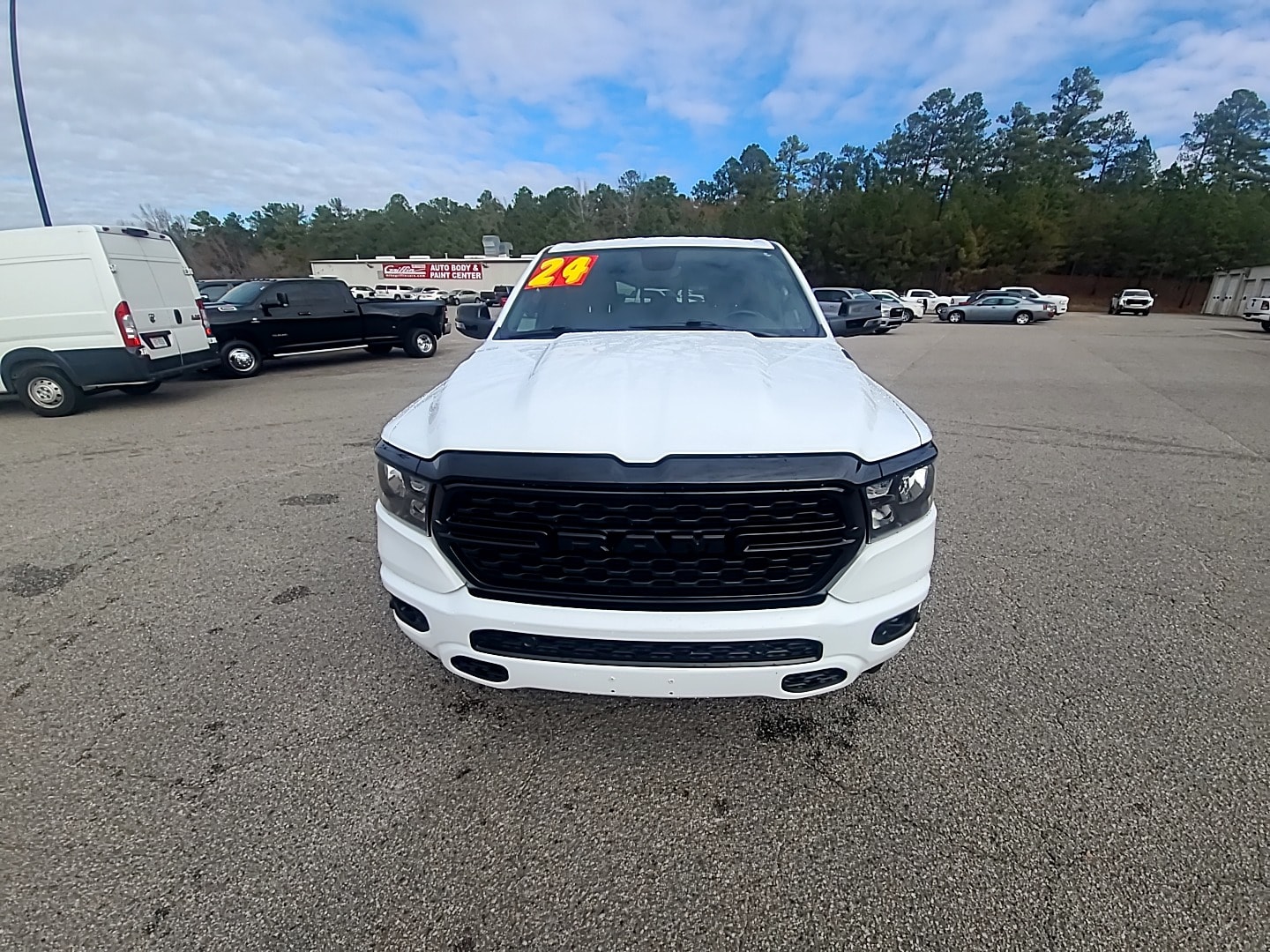 2024 Ram 1500 Big Horn Bright White Clearcoat at Marchant Chevrolet
