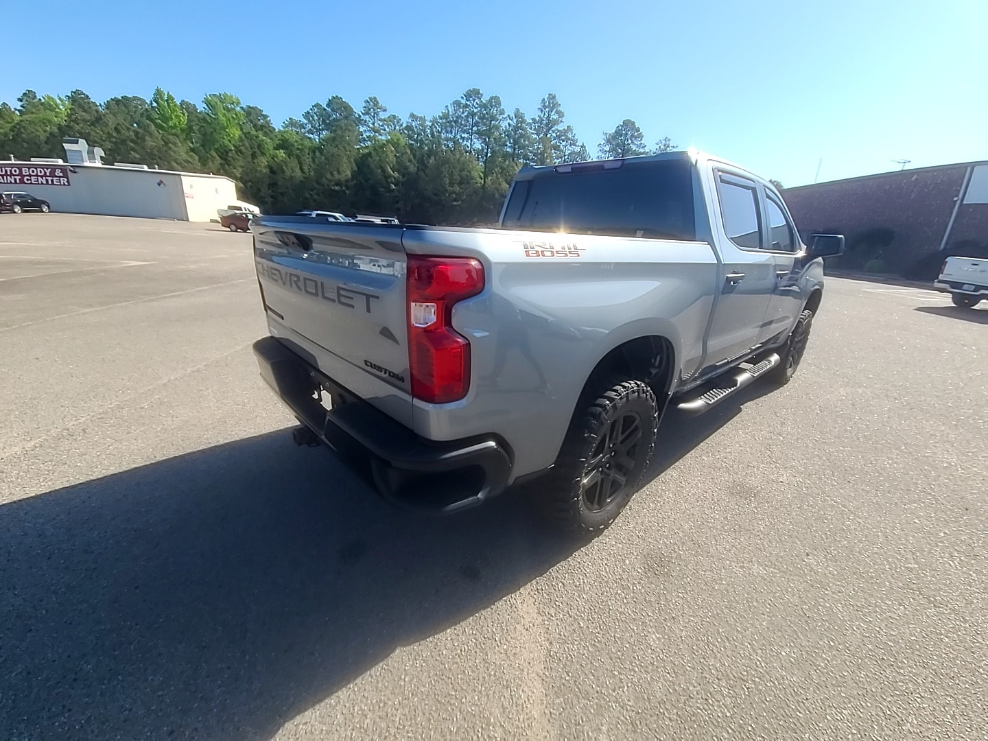 2024 Chevrolet Silverado 1500 Custom Trail Boss Sterling Gray Metallic at Crews Chevrolet