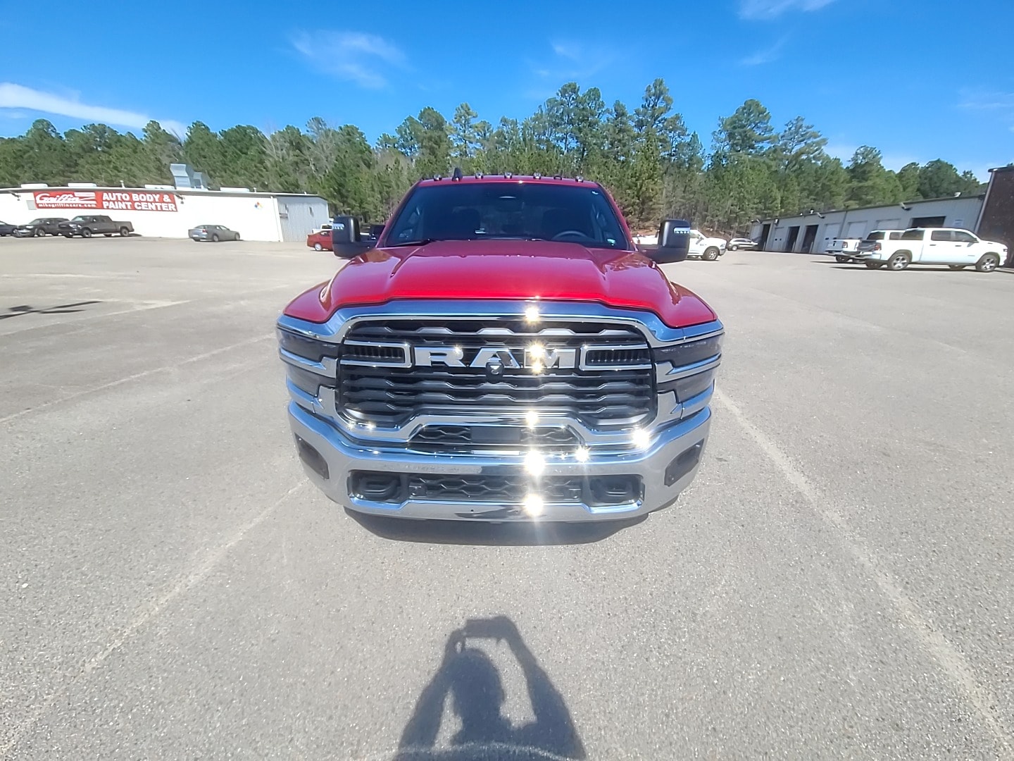 2026 Ram 2500 BIG HORN CREW CAB 4X4 8' BOX Molten Red Pearlcoat at Griffin CDJR