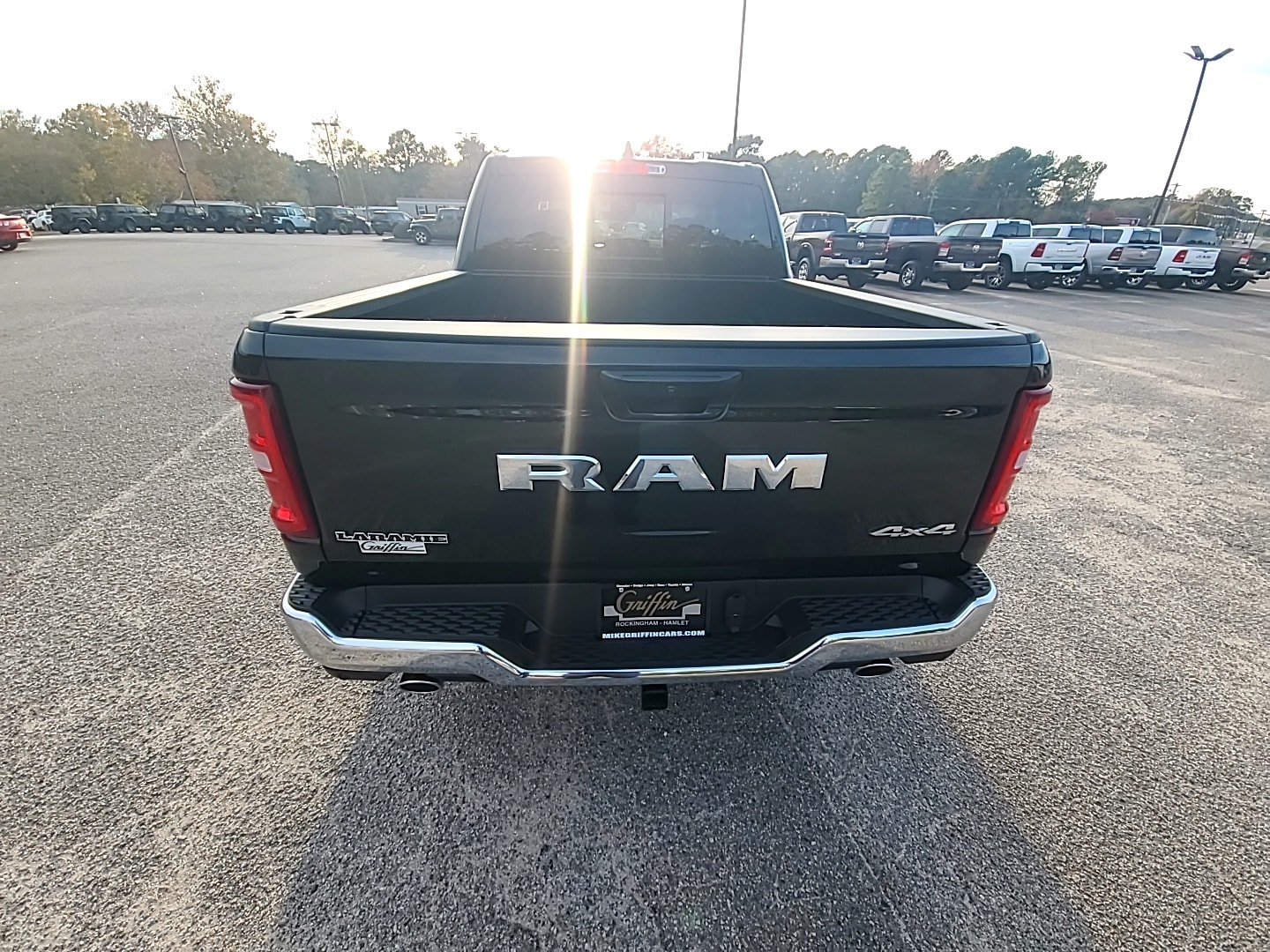 2026 Ram 1500 LARAMIE CREW CAB 4X4 5'7 BOX Diamond Black Crystal Pearlcoat at Griffin CDJR