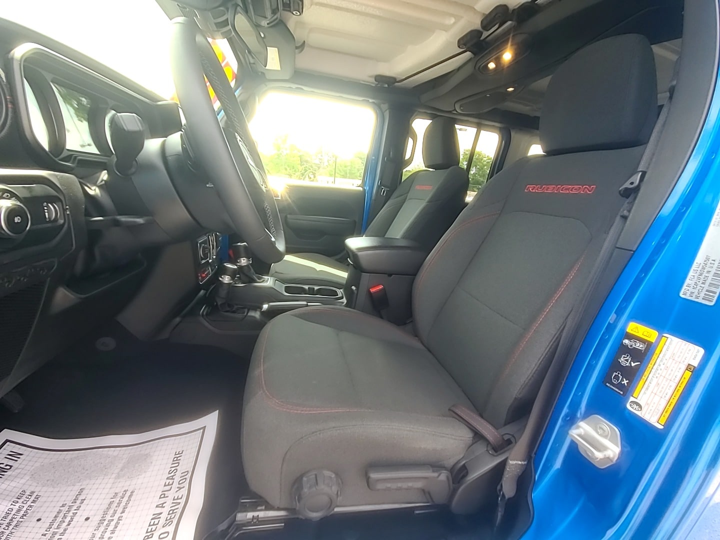 2025 Jeep Wrangler Rubicon Hydro Blue Pearlcoat at Marchant Chevrolet