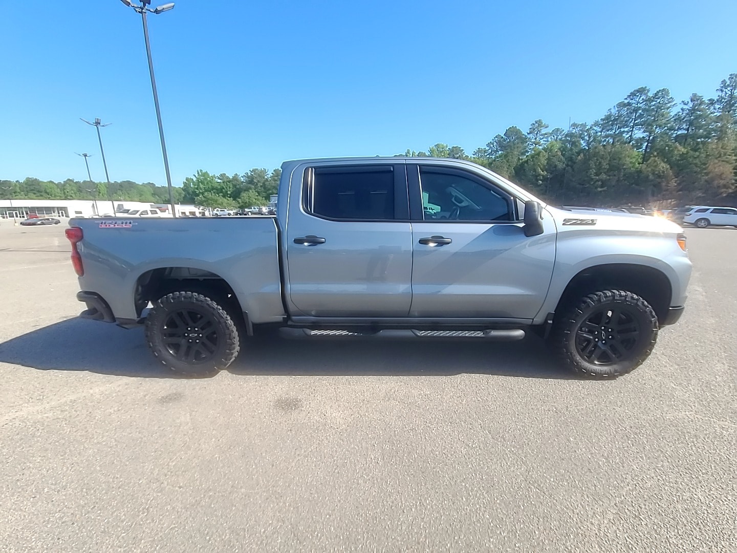 2024 Chevrolet Silverado 1500 Custom Trail Boss Sterling Gray Metallic at Crews Chevrolet