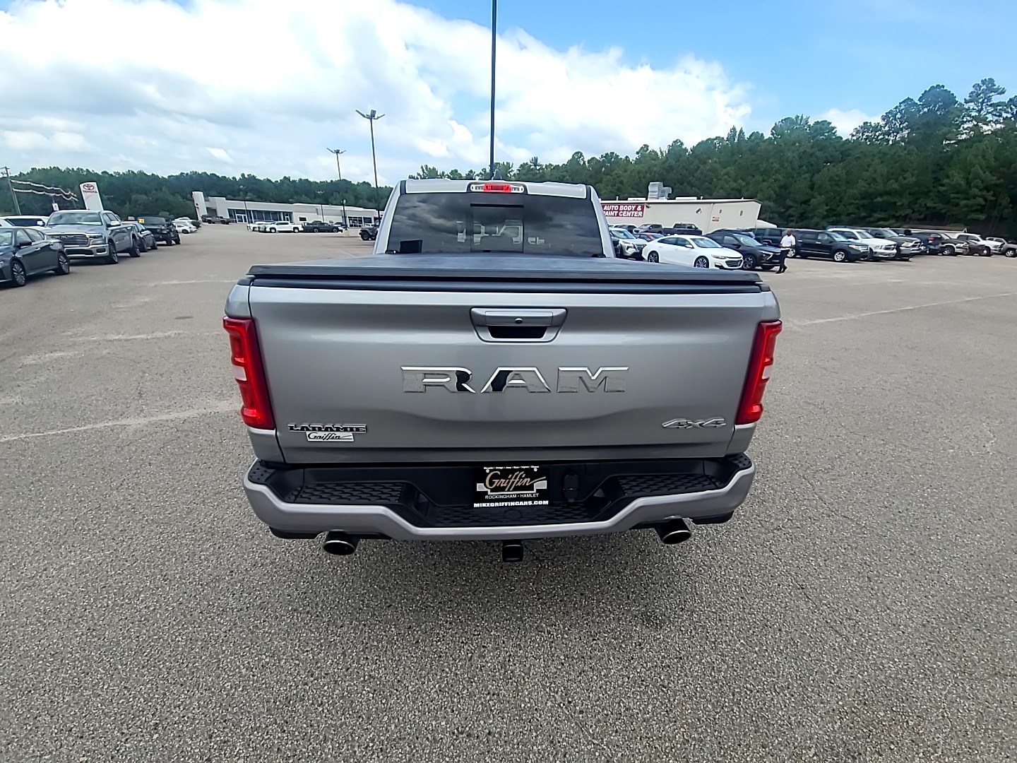 2025 Ram 1500 Laramie Billet Silver Metallic Clearcoat at Ravenel Ford