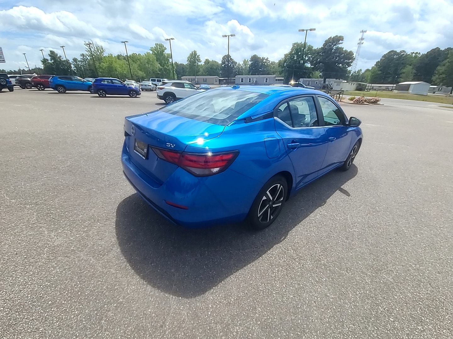 2024 Nissan Sentra SV Electric Blue Metallic at Griffin Nissan