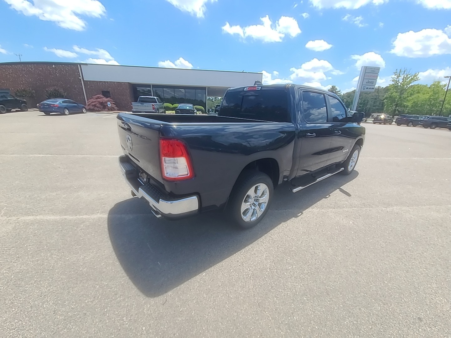 2021 Ram 1500 Big Horn Maximum Steel Metallic Clearcoat at Stokes Toyota Beaufort