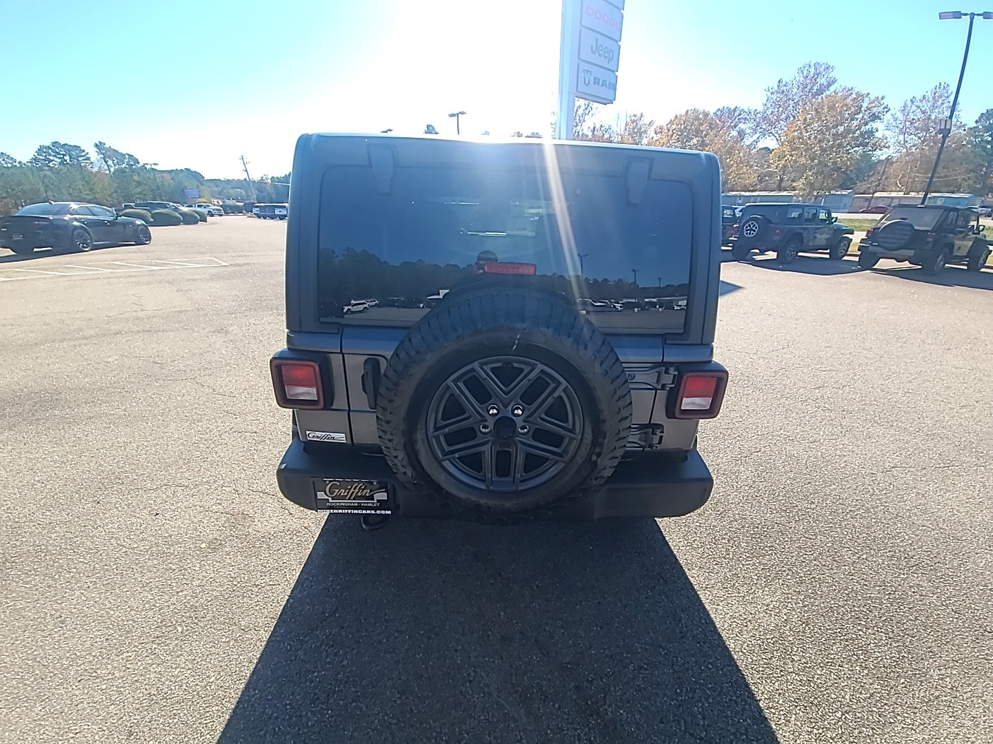 2026 Jeep Wrangler 4-DOOR SPORT S granite crystal metallic clearcoat at Griffin CDJR