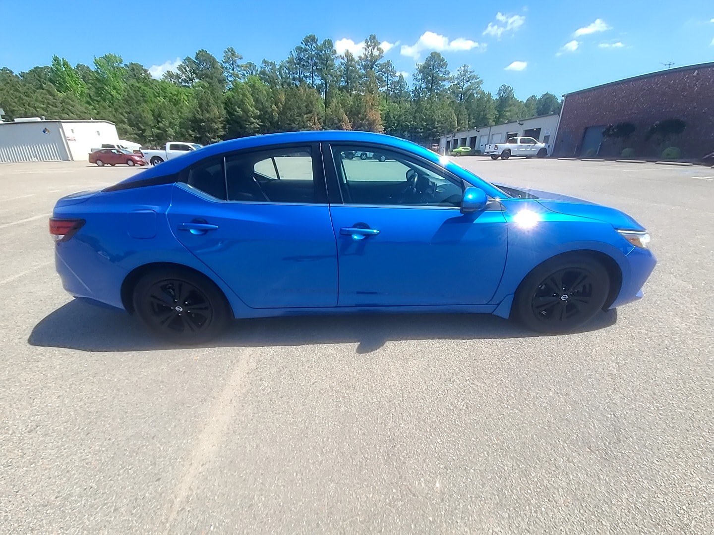 2022 Nissan Sentra SV Electric Blue Metallic at Griffin Nissan