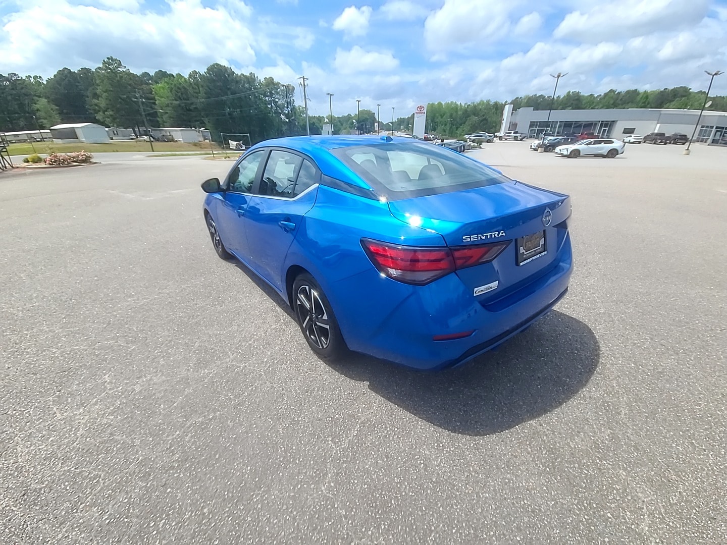 2024 Nissan Sentra SV Electric Blue Metallic at Griffin Nissan