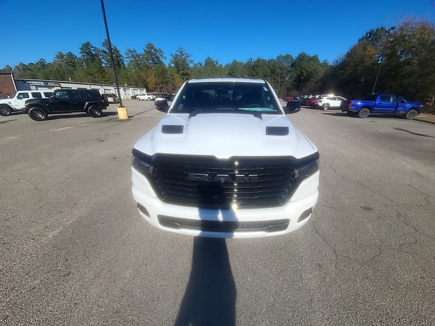 2026 Ram 1500 LARAMIE CREW CAB 4X4 5'7 BOX Ivory White Tri-Coat Pearlcoat at Griffin CDJR