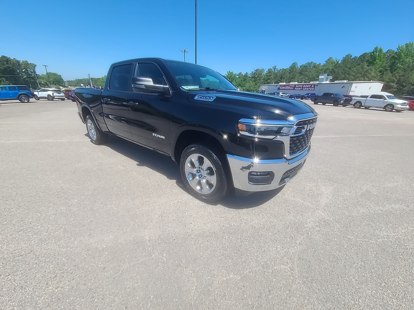 2026 Ram 1500 BIG HORN CREW CAB 4X4 6'4 BOX Diamond Black Crystal Pearlcoat at Griffin CDJR