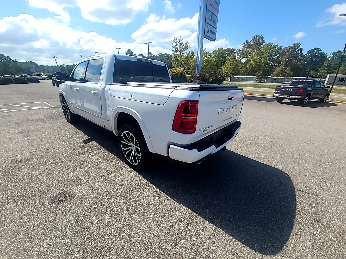 2025 Ram 1500 Tungsten Ivory White Tri-Coat Pearlcoat at Ravenel Ford
