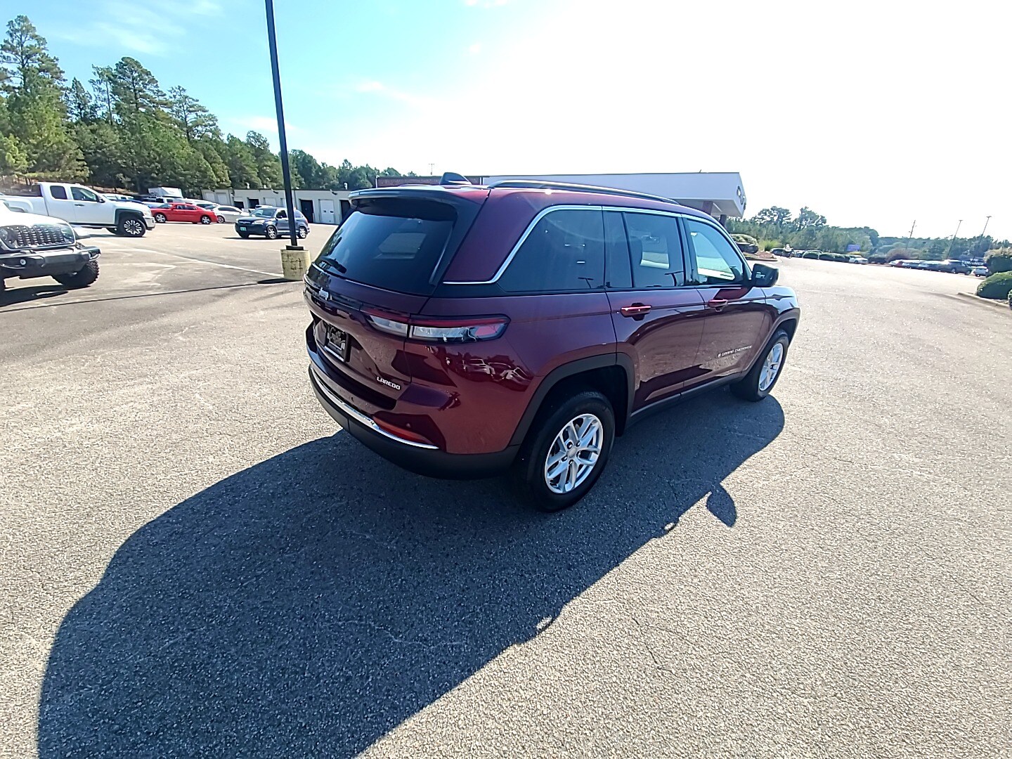 2025 Jeep Grand Cherokee LAREDO X 4X2 Velvet Red Pearlcoat at Griffin CDJR