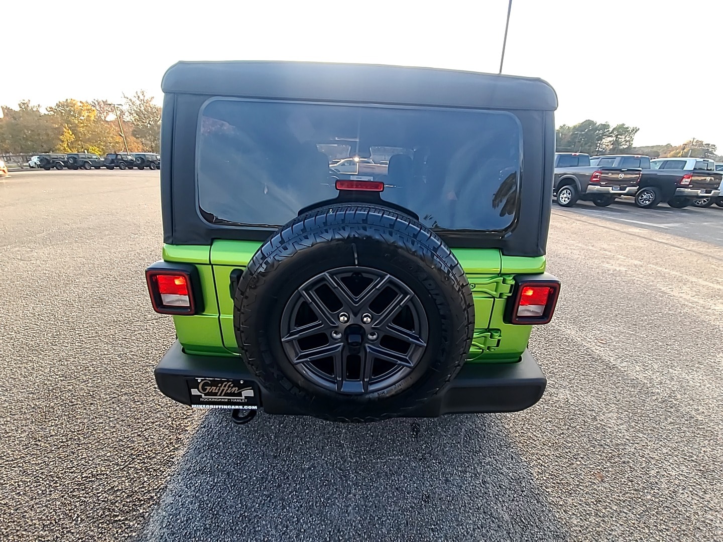2026 Jeep Wrangler 4-DOOR SPORT S mojito clearcoat at Griffin CDJR
