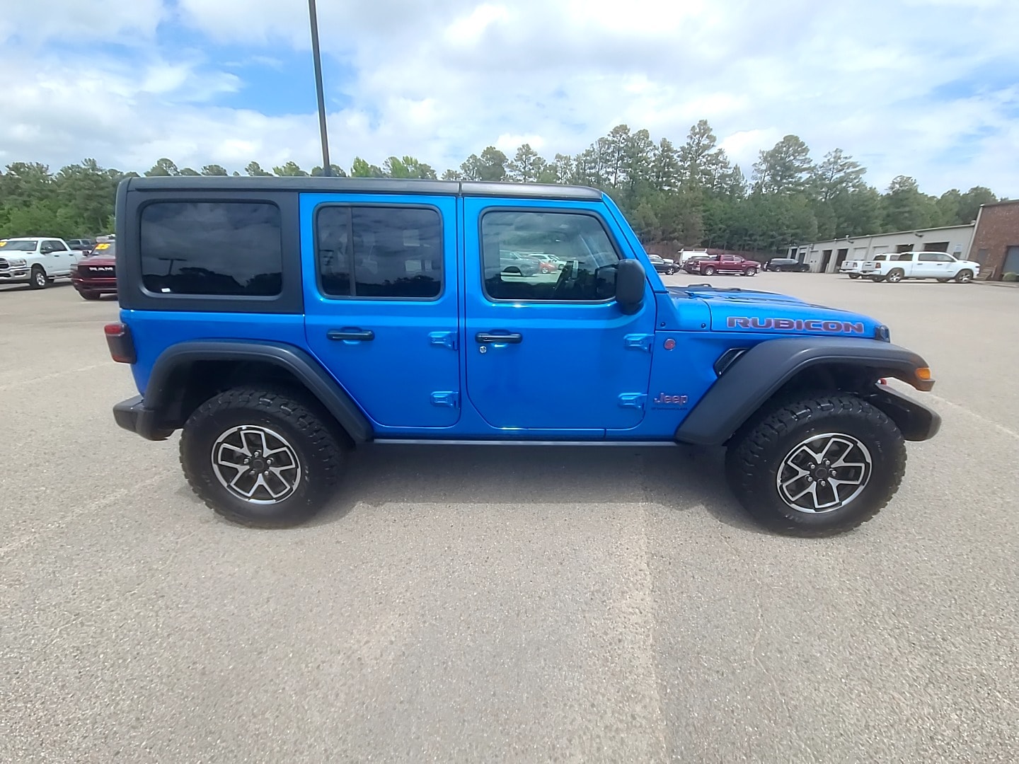 2025 Jeep Wrangler Rubicon Hydro Blue Pearlcoat at Marchant Chevrolet