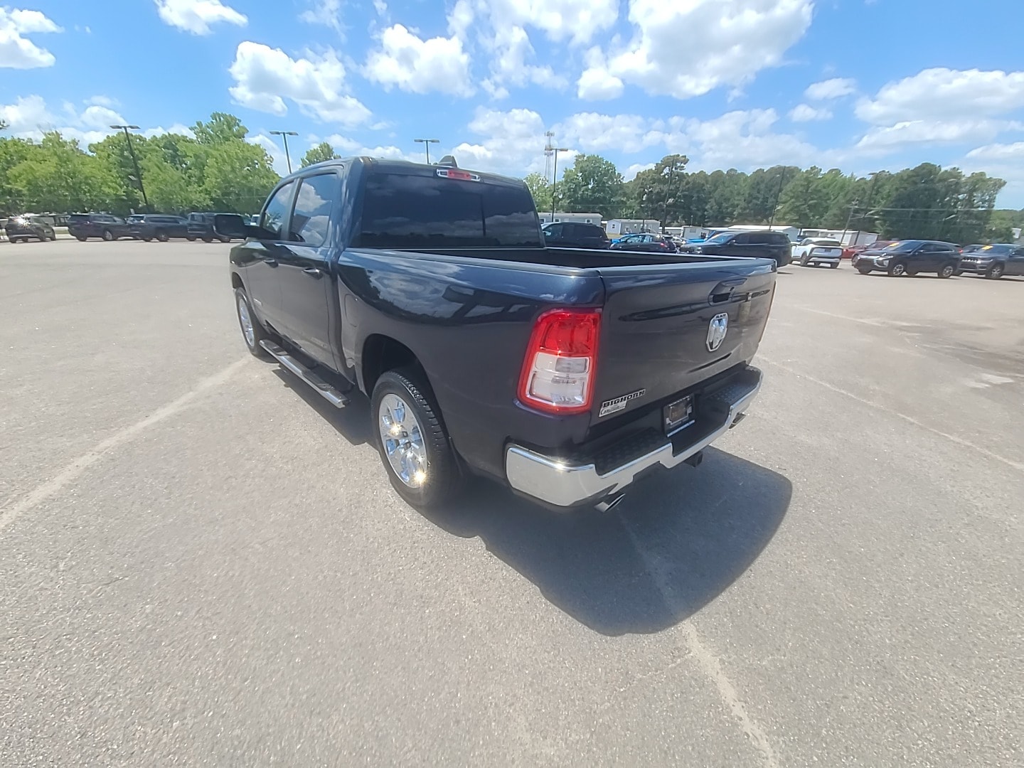 2021 Ram 1500 Big Horn Maximum Steel Metallic Clearcoat at Stokes Toyota Beaufort