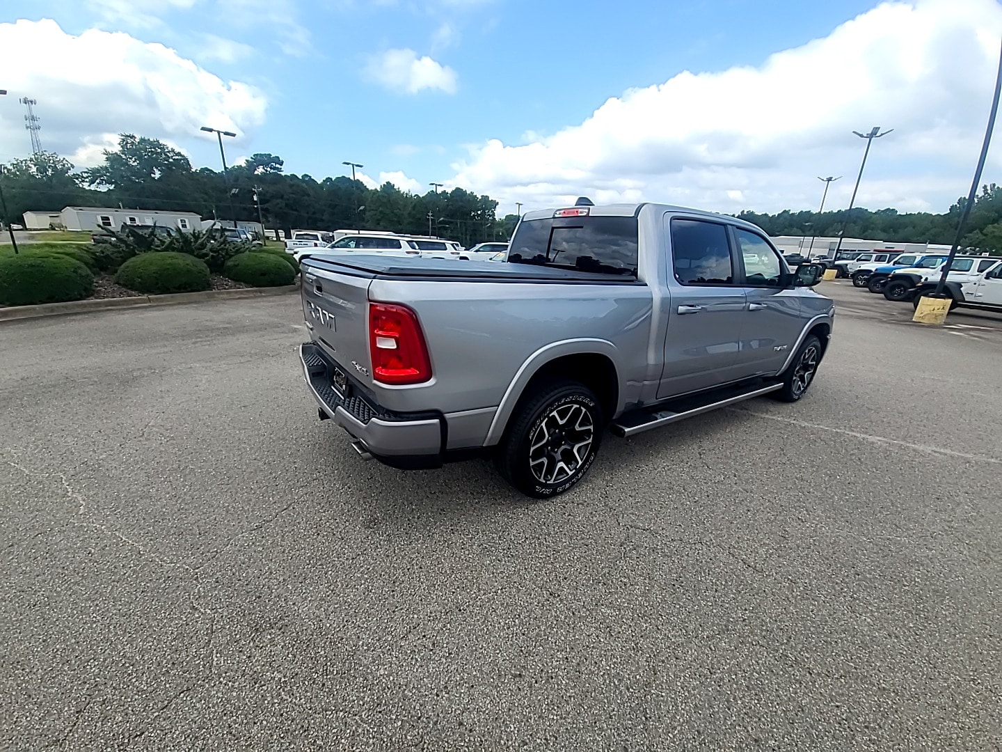 2025 Ram 1500 Laramie Billet Silver Metallic Clearcoat at Ravenel Ford