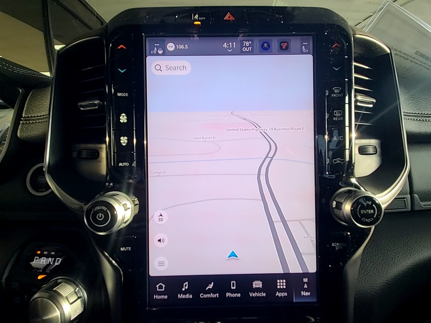 2026 Ram 1500 LARAMIE CREW CAB 4X4 5'7 BOX Diamond Black Crystal Pearlcoat at Griffin CDJR