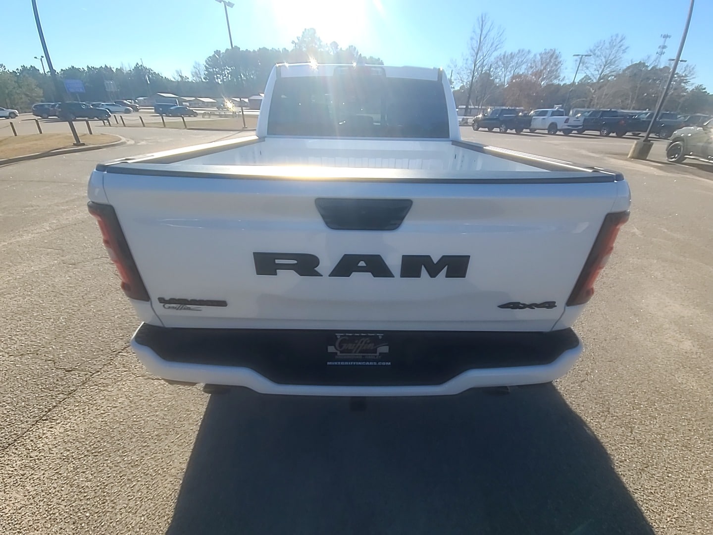 2026 Ram 1500 LARAMIE CREW CAB 4X4 5'7 BOX Ivory White Tri-Coat Pearlcoat at Griffin CDJR