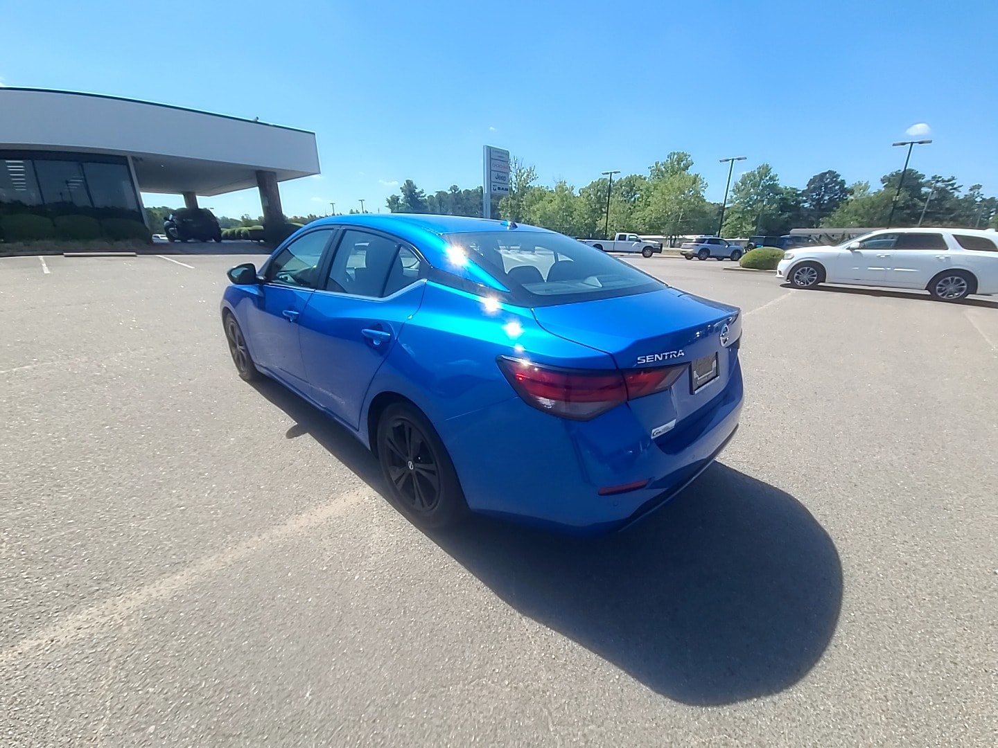 2022 Nissan Sentra SV Electric Blue Metallic at Griffin Nissan