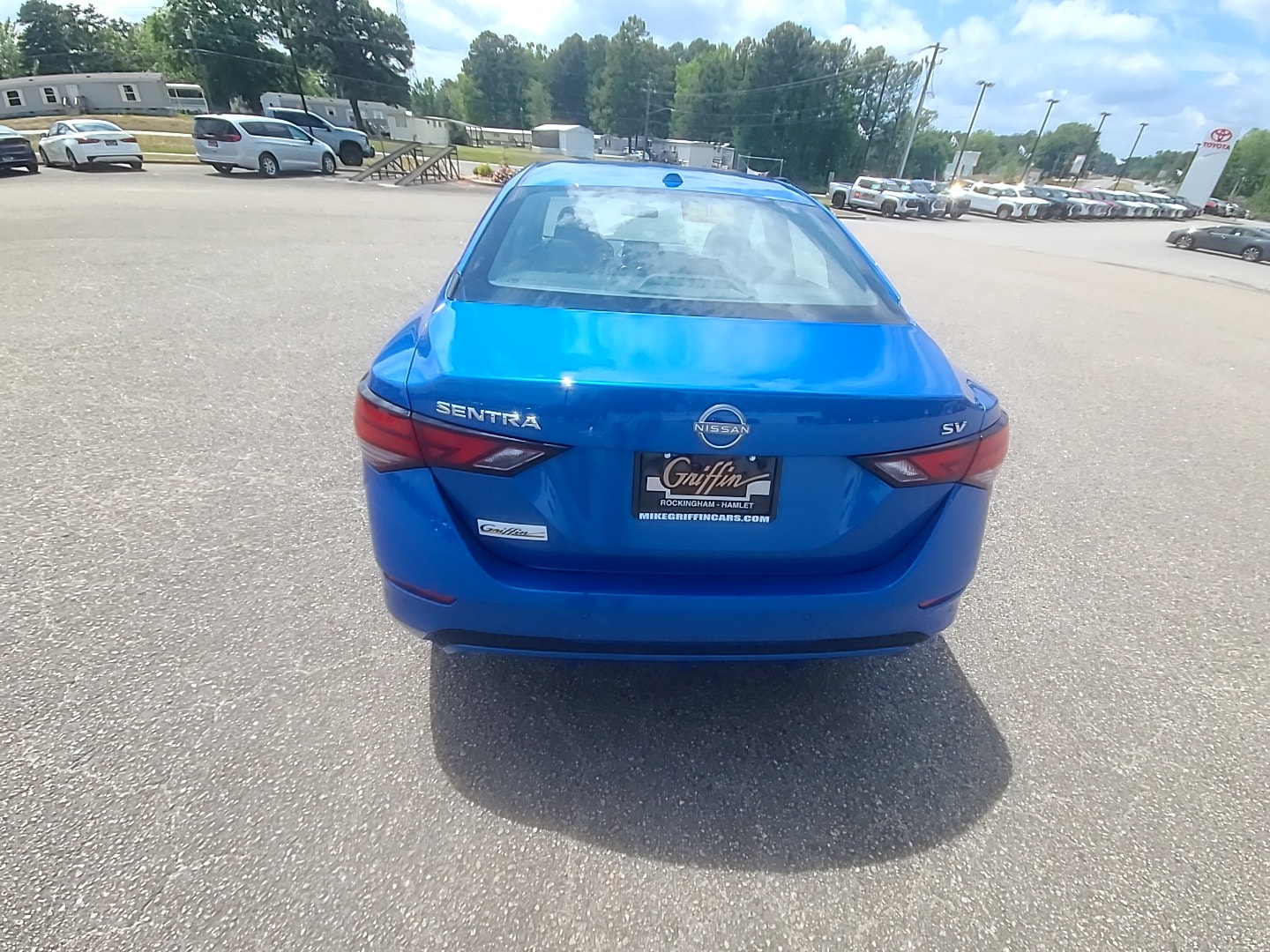 2024 Nissan Sentra SV Electric Blue Metallic at Griffin Nissan