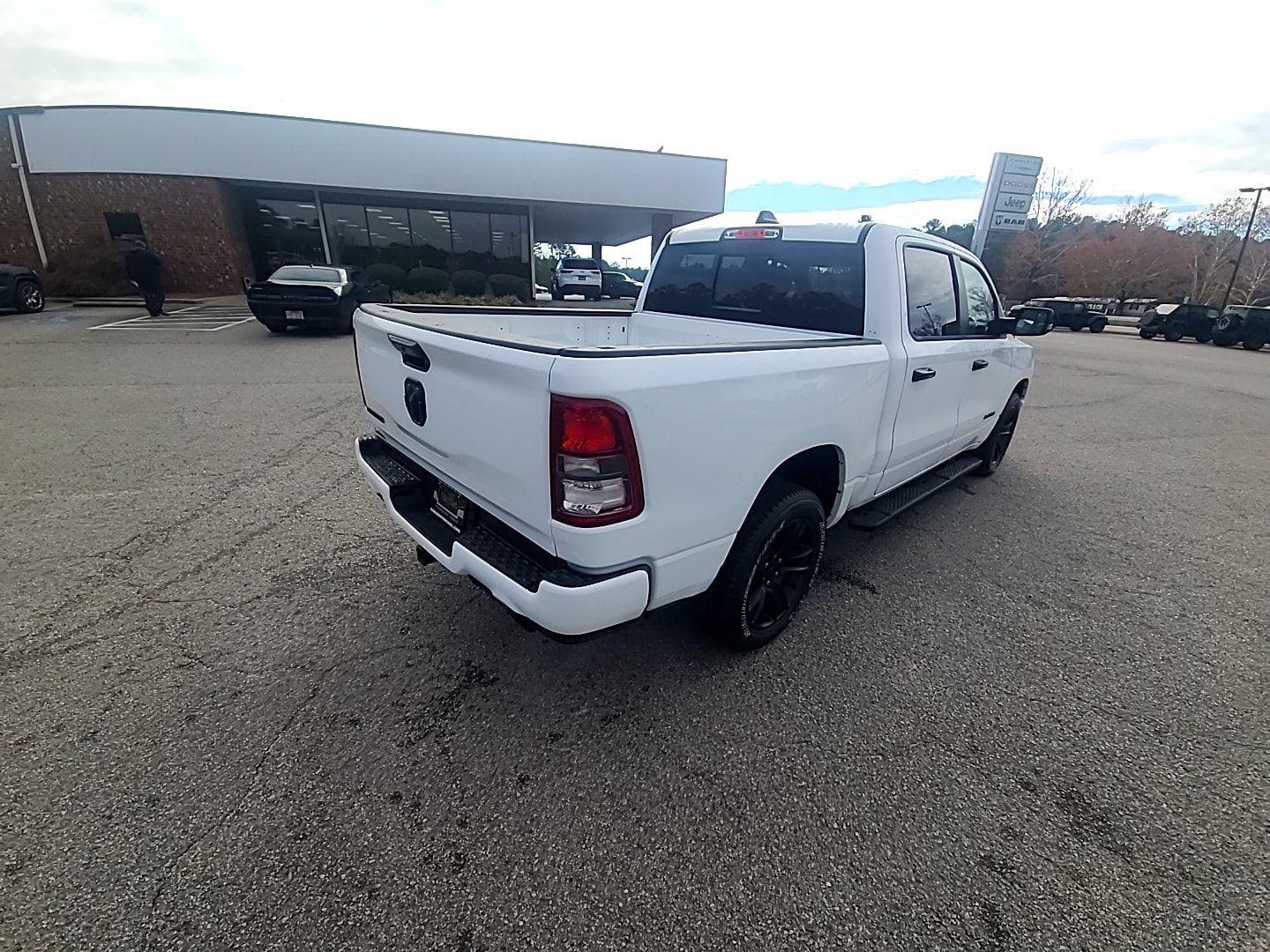 2024 Ram 1500 Big Horn Bright White Clearcoat at Marchant Chevrolet