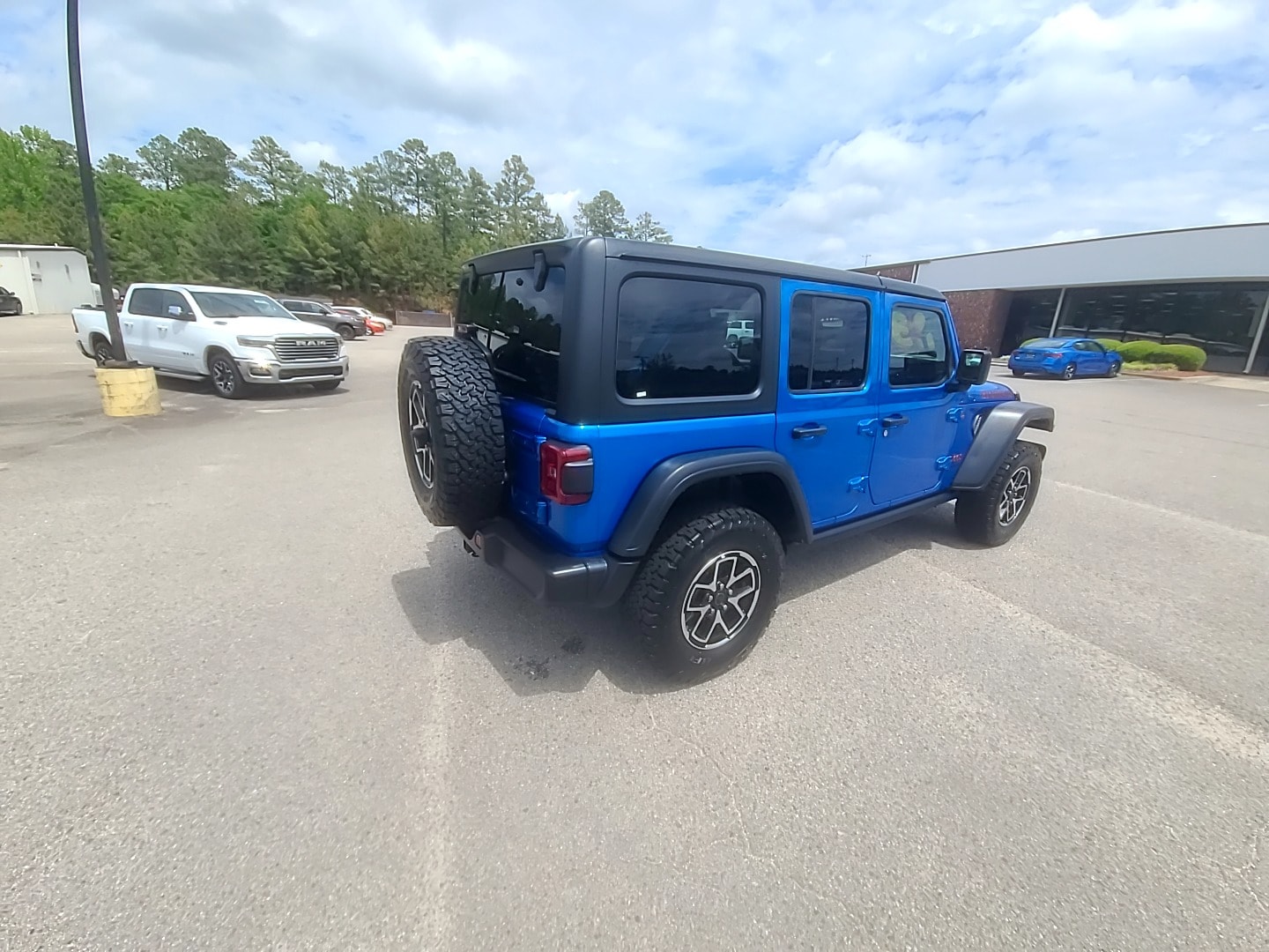 2025 Jeep Wrangler Rubicon Hydro Blue Pearlcoat at Marchant Chevrolet