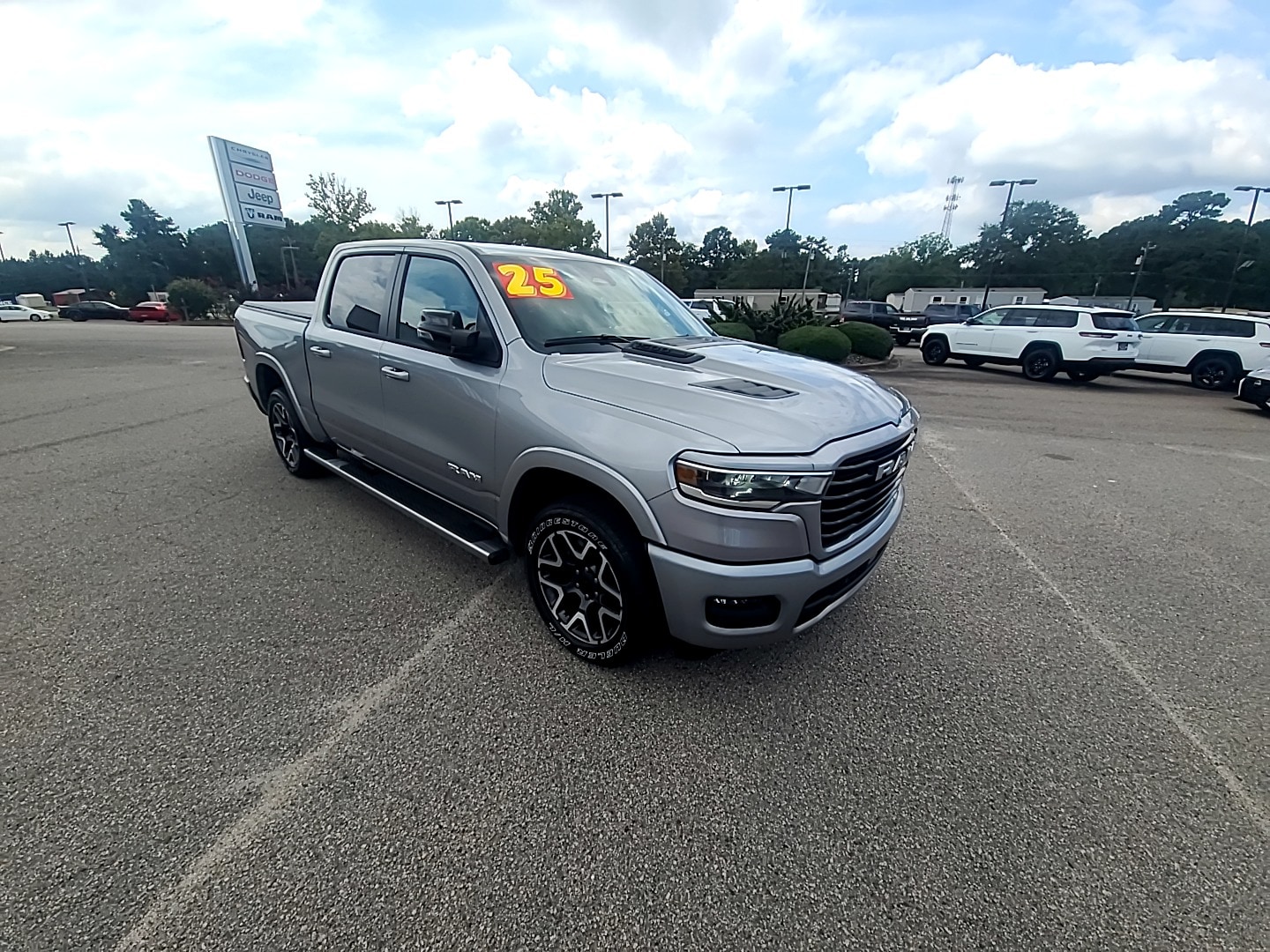2025 Ram 1500 Laramie Billet Silver Metallic Clearcoat at Ravenel Ford