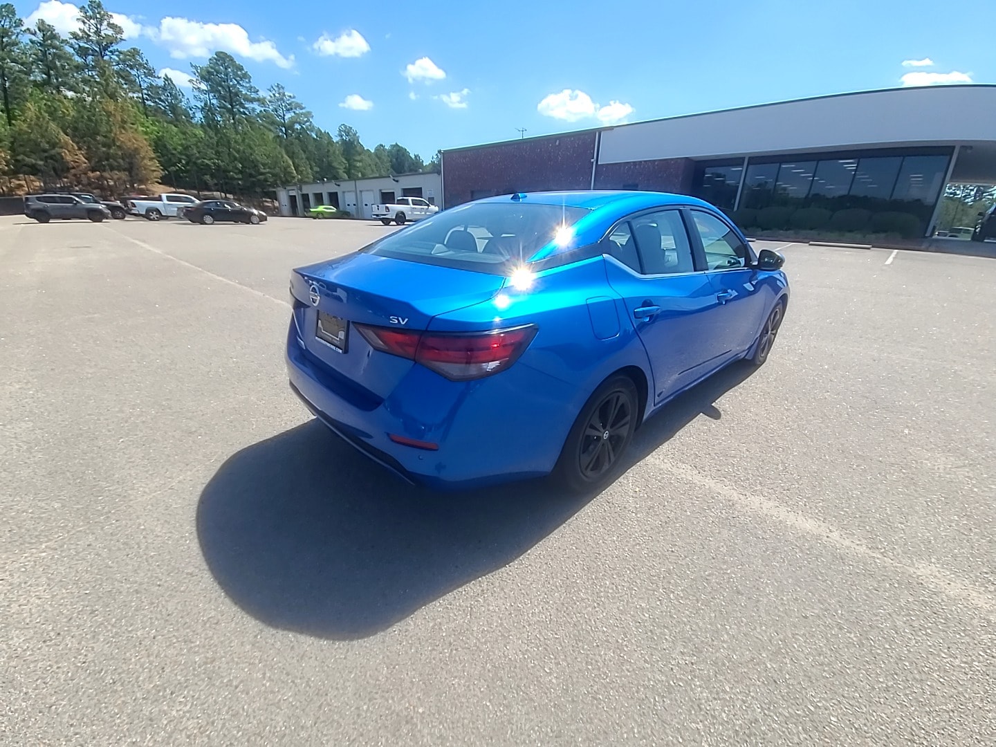 2022 Nissan Sentra SV Electric Blue Metallic at Griffin Nissan