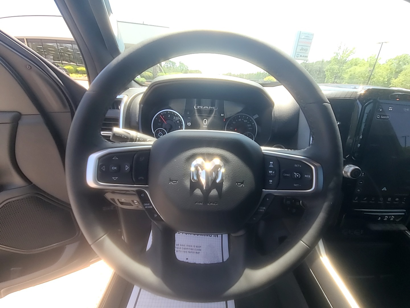 2025 Ram 1500 Big Horn Diamond Black Crystal Pearlcoat at Griffin CDJR