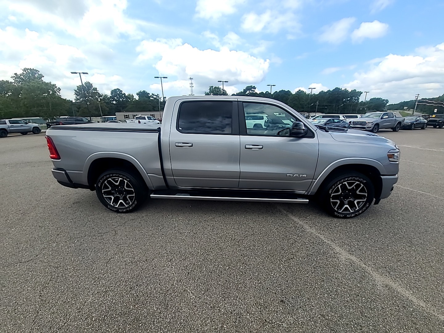 2025 Ram 1500 Laramie Billet Silver Metallic Clearcoat at Ravenel Ford